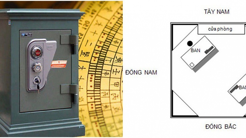 Đặt két sắt đúng cách giữ tài lộc